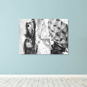 Honolulu, Hawaii - Aussicht auf den Strand von Wai Leinwanddruck (Insitu (Holzboden))