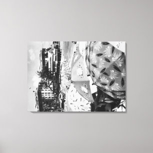 Honolulu, Hawaii - Aussicht auf den Strand von Wai Leinwanddruck