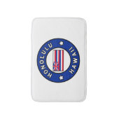 Honolulu Hawaii Badematte (Vorderseite Vertikal)