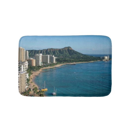 Honolulu Hawaii Badematte (Vorderseite)