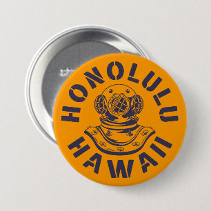 Honolulu, Hawaii Button