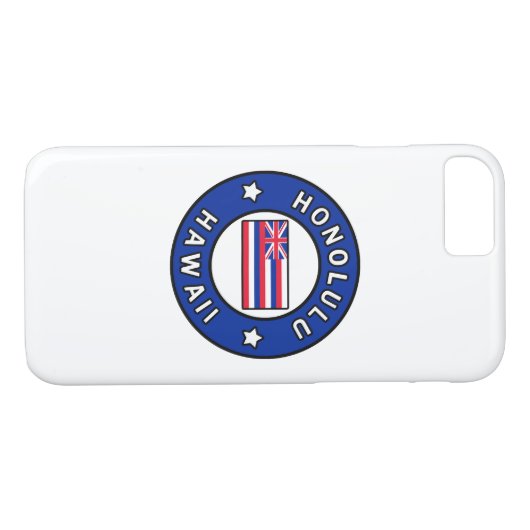 Honolulu Hawaii Case-Mate iPhone Hülle (Rückseite (Horizontal))