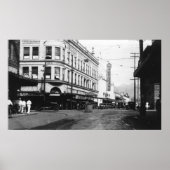 Honolulu, Hawaii City View of Fort Street Poster (Vorne)