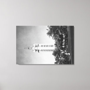 Honolulu, Hawaii - Das Aloha Tower Foto Leinwanddruck