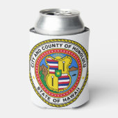 Honolulu Hawaii Dosenkühler (Kanne Vorderseite)