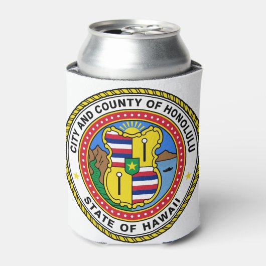 Honolulu Hawaii Dosenkühler (Kanne Vorderseite)
