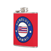 Honolulu Hawaii Flachmann (Links)