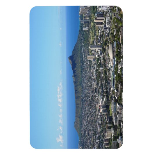 Honolulu Hawaii Foto Magnet (Vertikal)