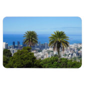 Honolulu Hawaii Foto Magnet (Horizontal)