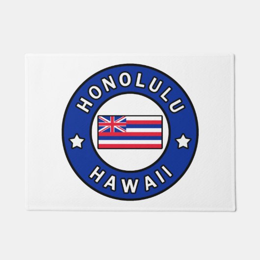Honolulu Hawaii Fußmatte (Vorderseite)