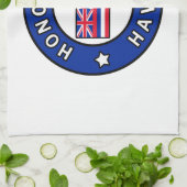 Honolulu Hawaii Handtuch (Gefaltet)