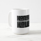 Honolulu - Hawaii Kaffeetasse (Vorderseite Links)