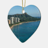 Honolulu Hawaii Keramik Ornament (Links)