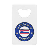 Honolulu Hawaii Kreditkartenflaschenöffner (Vorderseite)