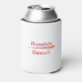 Honolulu Hawaii Low Poly Dosenkühler (Kanne Rückseite)