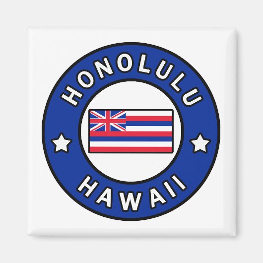 Honolulu Hawaii Magnet (Vorne)