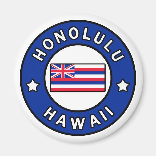 Honolulu Hawaii Magnet (Vorne)