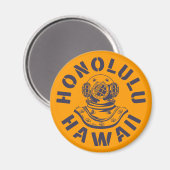 Honolulu, Hawaii Magnet (Vorderseite/Rückseite)