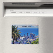 Honolulu, Hawaii malerisches Stadtbild Magnet (In Situ (Geschirrspüler))