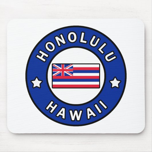 Honolulu Hawaii Mousepad (Vorne)