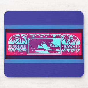 HONOLULU HAWAII MOUSEPAD