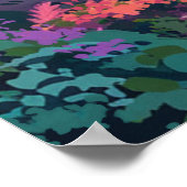 Honolulu Hawaii Oahu Waikiki Beach Diamondhead Poster (Ecke)