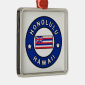Honolulu Hawaii Ornament Aus Metall (Rechts)