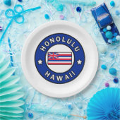 Honolulu Hawaii Pappteller (Party)