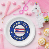 Honolulu Hawaii Pappteller (Party)