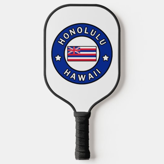 Honolulu Hawaii Pickleball Schläger (Vorderseite)