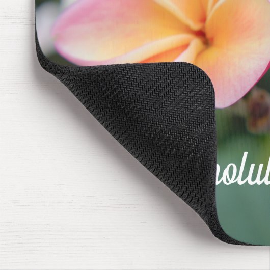 Honolulu Hawaii Plumeria Mouse Pad Mousepad (Ecke)