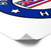 Honolulu Hawaii Poster (Ecke)