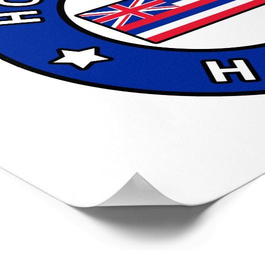 Honolulu Hawaii Poster (Ecke)