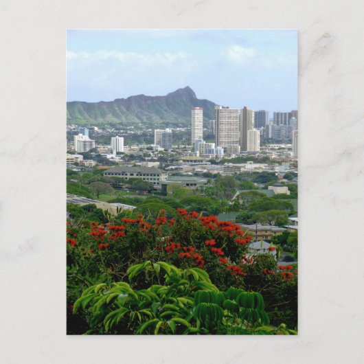 Honolulu, Hawaii Postkarte (Vorderseite)