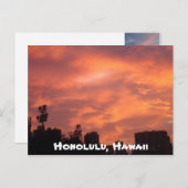 Honolulu, Hawaii Postkarte (Vorne/Hinten)