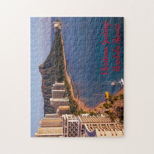 Honolulu Hawaii Seascape. Puzzle (Vertikal)