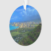 Honolulu, Hawaii Skyline #1 Ornament (Vorderseite)