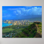 Honolulu, Hawaii Skyline #1 Poster (Vorne)