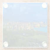 Honolulu, Hawaii Skyline #1 Untersetzer (Rückseite)