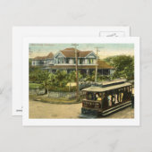 Honolulu, Hawaii Street Scene Vintag Postkarte (Vorne/Hinten)