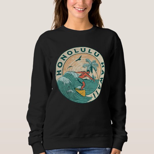 Honolulu Hawaii Sweatshirt (Vorderseite)