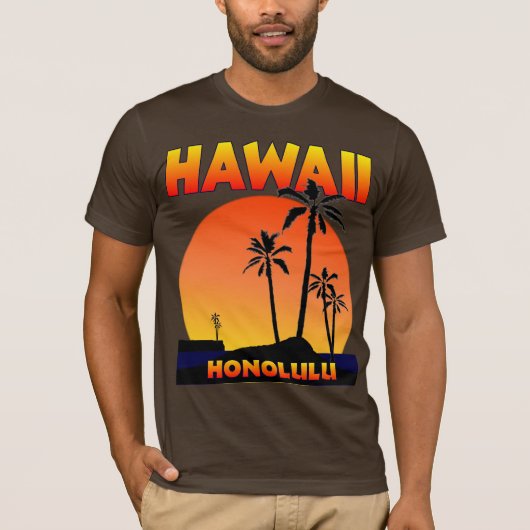 Honolulu Hawaii T-Shirt (Vorderseite)