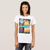 Honolulu, Hawaii T-Shirt (Vorne ganz)