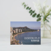 Honolulu, Hawaii Travel Postcard Postkarte (Stehend Vorderseite)
