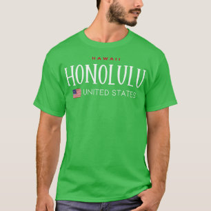 Honolulu Hawaii United Staaten TShirt 1