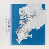 Honolulu Hawaii USA Travel City Map Puzzle (Horizontal)