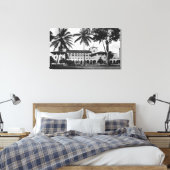 Honolulu, Hawaii View Bundesstaatlicher Bldg und P Leinwanddruck (Insitu (Schlafzimmer))