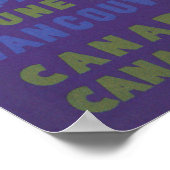 Honolulu Hawaii Vintage Reise Poster (Ecke)