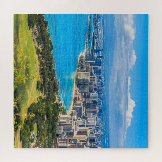 Honolulu, Hawaii, Waikiki Beach Puzzle (Horizontal)