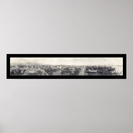 Honolulu, HI-Foto 1913 Poster (Vorne)
